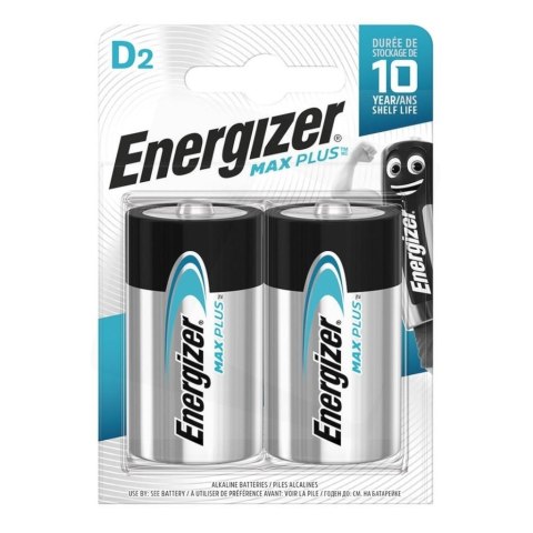 Bateria alkaliczna Energizer Max Plus D / LR20 - 2 sztuki (blister) Energizer Bateria alkaliczna Energizer Max Plus D / LR20 - 2 sztuki (blister) Energizer
