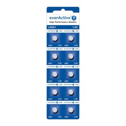 Bateria alkaliczna mini everActive AG1 G1 LR621 LR60 - blister 10 sztuk Everactive