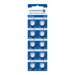 Bateria alkaliczna mini everActive AG12 G12 LR1142 LR43 - blister 10 sztuk Everactive