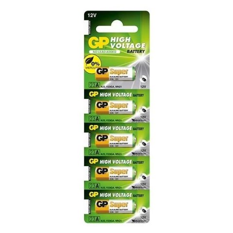 Bateria do pilota samochodowego GP 23A MN21 x5 GP Bateria do pilota samochodowego GP 23A MN21 x5 GP