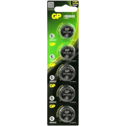 Bateria litowa mini GP CR2032 x5 GP Bateria litowa mini GP CR2032 x5 GP