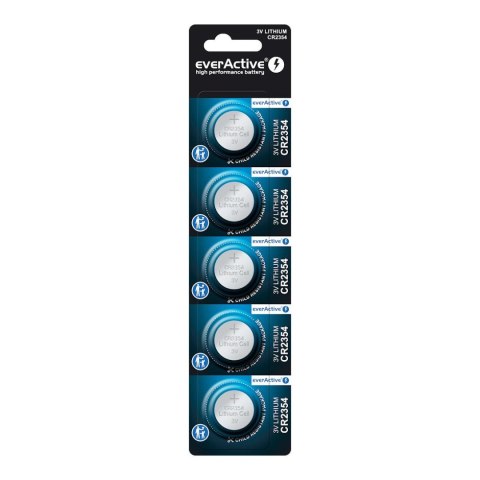 Bateria litowa mini everActive CR2354 - blister 5 sztuk Everactive Bateria litowa mini everActive CR2354 - blister 5 sztuk Everactive