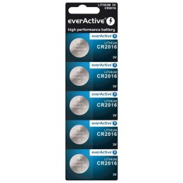 Baterie litowe CR2016 everActive 5 szt. Everactive