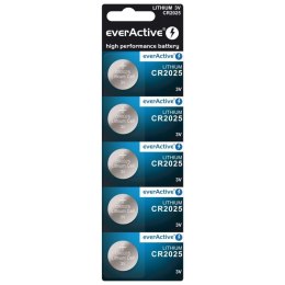 Baterie litowe CR2025 everActive 5 szt. Everactive