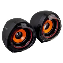 Głośniki Esperanza 2.0 USB Rumba czarny ESPERANZA