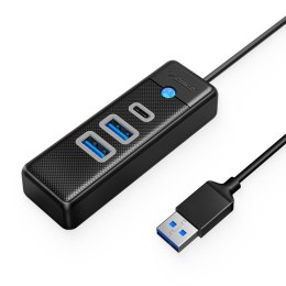 Hub USB-A Orico PWC2U-U3-015-BK-EP 2x USB 3.1 + USB-C, czarny ORICO