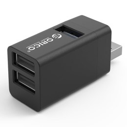Hub USB Orico MINI-U32L-BK-BP 3 porty USB-A 3.0 + 2.0 aluminium ORICO