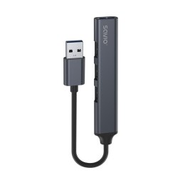 Hub USB SAVIO AK-70 USB-A - 3 x USB-A 2.0, 1 x USB-A 3.0 Savio