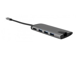 Hub USB Verbatim Multi Port 3x USB 3.0, USB-C 3.1, HDMI 4K, RJ45, SD/micro SD Verbatim