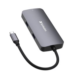 Hub USB Verbatim Multi Port CMH-05: 1x USB-C PD, 2xUSB-A 3.0, 1xHDMI, RJ-45 Verbatim