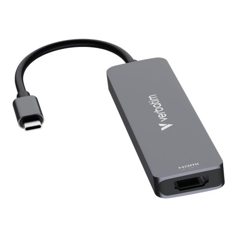 Hub USB Verbatim Multi Port Essentials USB-C PD, USB-A 3.0, USB-A 2.0, HDMI, SD/microSD Verbatim