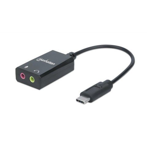 Karta dźwiękowa zewnętrzna Manhattan Audio Stereo 2.1 / USB-C Manhattan Karta dźwiękowa zewnętrzna Manhattan Audio Stereo 2.1 / USB-C Manhattan