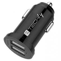 Ładowarka samochodowa Techly 2xUSB, 12W Techly