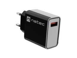 Ładowarka sieciowa Natec Ribera 1x USB-A 18W czarna Natec