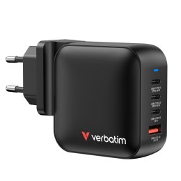 Ładowarka sieciowa Verbatim Mini GaN 100W 3xUSB-C PD 1xUSB-A QC 3.0 Verbatim