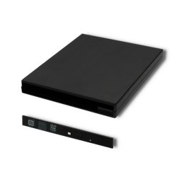 Obudowa/kieszeń Qoltec na napęd optyczny CD/DVD SATA | USB2.0 | 9.5mm Qoltec
