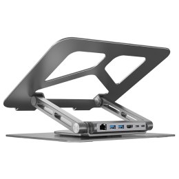 Podstawka pod laptop UNITEK D1109A HUB USB-C, HDMI, 4K, PD 100W Unitek
