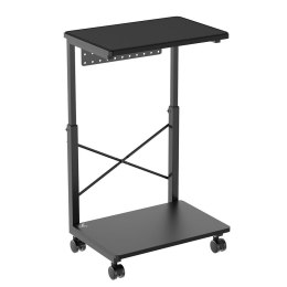 Podstawka wózek na kółkach pod komputer CPU z półką NanoRS RS430, 80kg max, regulowana wysokość 550-850mm NanoRS