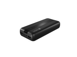 Powerbank Natec Trevi Slim 20000mAh 2x USB-A + 1x USB-C czarny Natec