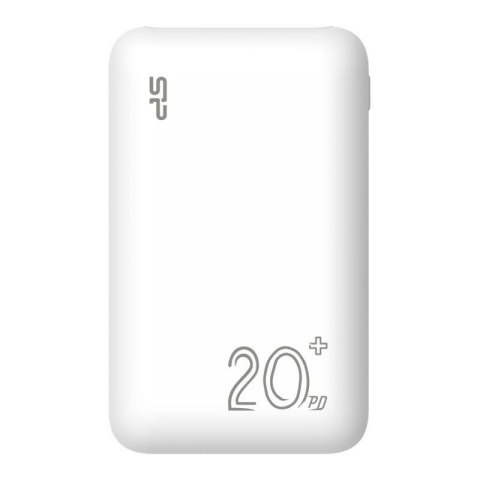 Powerbank Silicon Power QS58 20000mAh 1x USB-C, 2x USB-A, biały Silicon Power Powerbank Silicon Power QS58 20000mAh 1x USB-C, 2x USB-A, biały Silicon Power