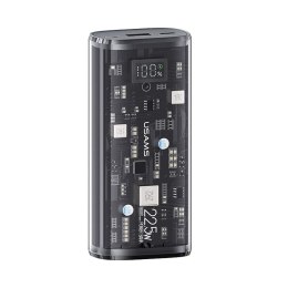 Powerbank Usams CD189 9000mAh 20W 1xUSB-C PD + 1xUSB-A Fast Charge -czarny USAMS