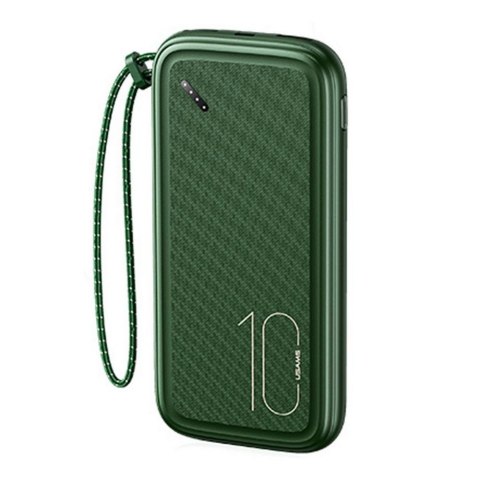 Powerbank Usams PB56 10000mAh 2xUSB zielony USAMS Powerbank Usams PB56 10000mAh 2xUSB zielony USAMS