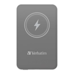 Powerbank Verbatim Charge 'n' Go Magnetic Wireless 10000mAh USB-C PD 3.0 Grey Verbatim