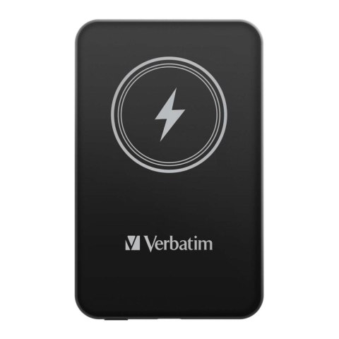Powerbank Verbatim Charge 'n' Go Magnetic Wireless 5000mAh USB-C PD 3.0 Black Verbatim Powerbank Verbatim Charge 'n' Go Magnetic Wireless 5000mAh USB-C PD 3.0 Black Verbatim