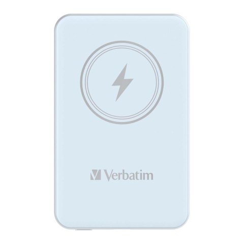 Powerbank Verbatim Charge 'n' Go Magnetic Wireless 5000mAh USB-C PD 3.0 Blue Verbatim Powerbank Verbatim Charge 'n' Go Magnetic Wireless 5000mAh USB-C PD 3.0 Blue Verbatim