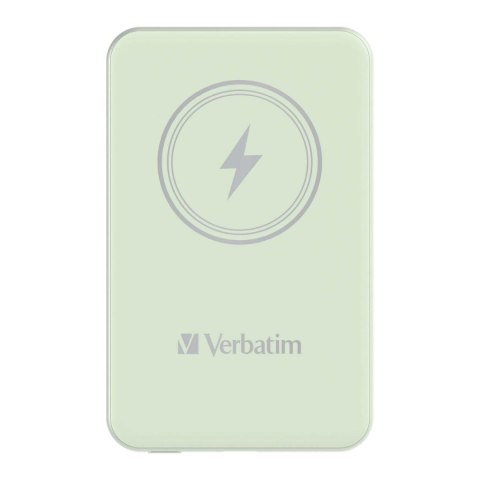 Powerbank Verbatim Charge 'n' Go Magnetic Wireless 5000mAh USB-C PD 3.0 Green Verbatim Powerbank Verbatim Charge 'n' Go Magnetic Wireless 5000mAh USB-C PD 3.0 Green Verbatim