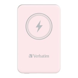 Powerbank Verbatim Charge 'n' Go Magnetic Wireless 5000mAh USB-C PD 3.0 Pink Verbatim