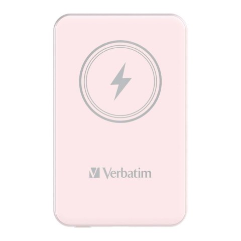 Powerbank Verbatim Charge 'n' Go Magnetic Wireless 5000mAh USB-C PD 3.0 Pink Verbatim Powerbank Verbatim Charge 'n' Go Magnetic Wireless 5000mAh USB-C PD 3.0 Pink Verbatim