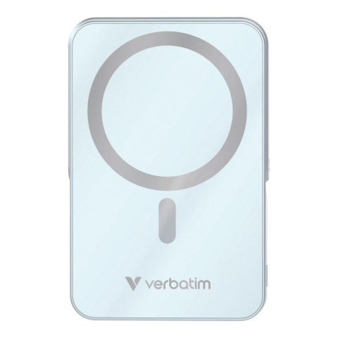 Powerbank Verbatim Charge 'n' Go Magnetic Wireless with Stand 10000mAh USB-C PD 3.0 Blue Verbatim Powerbank Verbatim Charge 'n' Go Magnetic Wireless with Stand 10000mAh USB-C PD 3.0 Blue Verbatim