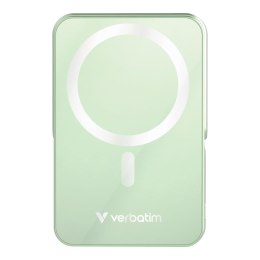 Powerbank Verbatim Charge 'n' Go Magnetic Wireless with Stand 10000mAh USB-C PD 3.0 Green Verbatim