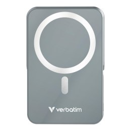 Powerbank Verbatim Charge 'n' Go Magnetic Wireless with Stand 10000mAh USB-C PD 3.0 Grey Verbatim