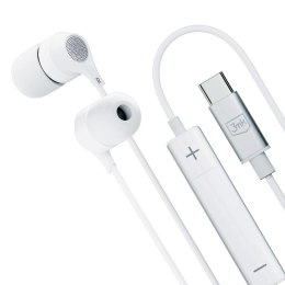 Słuchawki z mikrofonem 3mk Wired Earphones USB-C 3mk Protection
