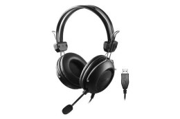 Słuchawki z mikrofonem A4tech HU-35 czarne USB A4Tech