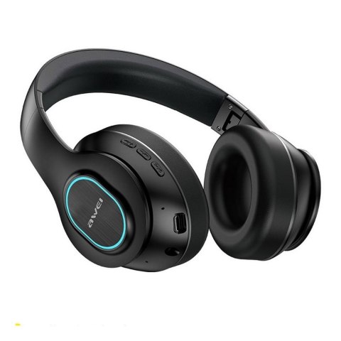 Słuchawki z mikrofonem Awei A100BL Bluetooth czarne AWEI Słuchawki z mikrofonem Awei A100BL Bluetooth czarne AWEI