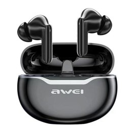 Słuchawki z mikrofonem Awei T50 Pro TWS Bluetooth + stacja dokująca - czarne AWEI