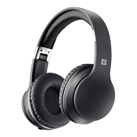 Słuchawki z mikrofonem Defender FREEMOTION B595 bezprzewodowe Bluetooth + MP3 Player czarne Defender