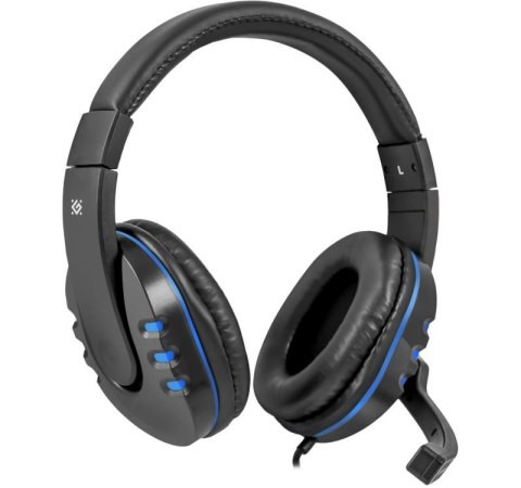 Słuchawki z mikrofonem Defender WARHEAD G-160 Gaming czarno-niebieskie + GRA Defender Słuchawki z mikrofonem Defender WARHEAD G-160 Gaming czarno-niebieskie + GRA Defender