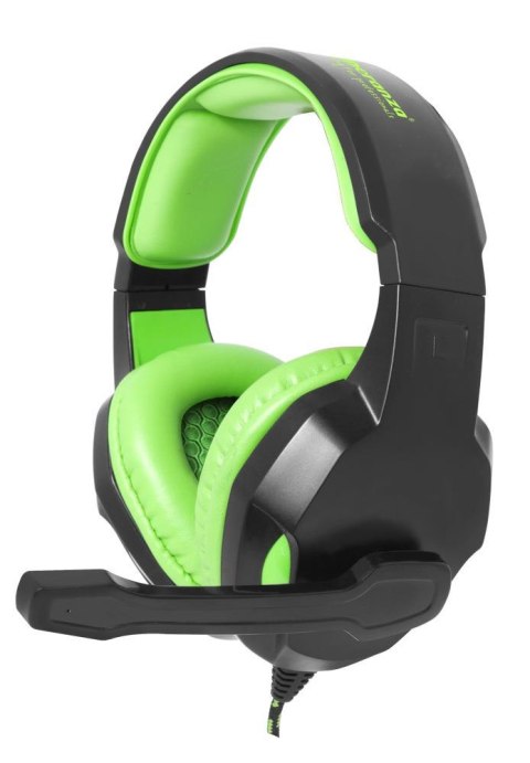 Słuchawki z mikrofonem Esperanza "Cobra" Gaming czarno-zielone ESPERANZA Słuchawki z mikrofonem Esperanza "Cobra" Gaming czarno-zielone ESPERANZA