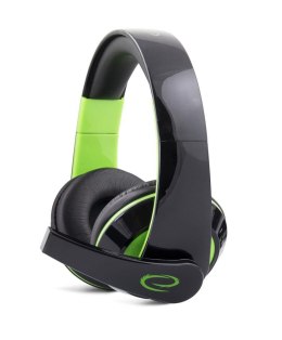 Słuchawki z mikrofonem Esperanza Condor Gaming czarno-zielone ESPERANZA