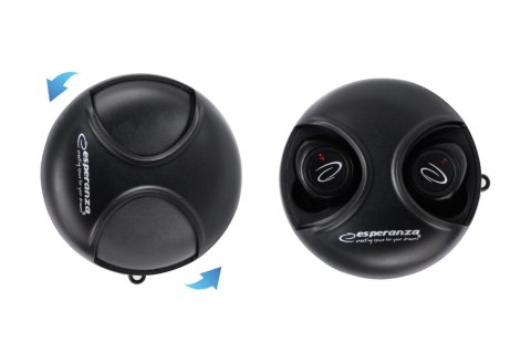 Słuchawki z mikrofonem Esperanza TWS ARIES EH228K bluetooth douszne ESPERANZA Słuchawki z mikrofonem Esperanza TWS ARIES EH228K bluetooth douszne ESPERANZA