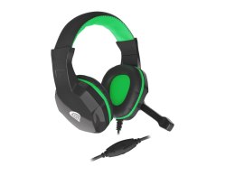 Słuchawki z mikrofonem Genesis Argon 100 Gaming czarno-zielone Genesis