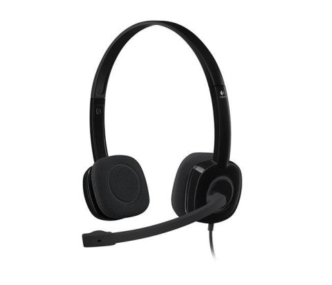Słuchawki z mikrofonem Logitech H151 czarne Logitech Słuchawki z mikrofonem Logitech H151 czarne Logitech