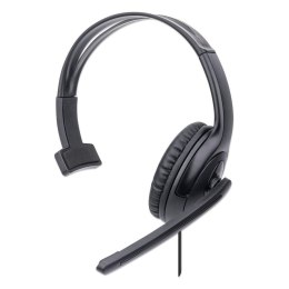 Słuchawki z mikrofonem Manhattan Mono USB Manhattan