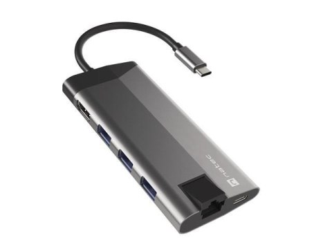 Stacja dokująca USB Natec Fowler Plus Multiport USB-C PD, 3x USB 3.0, HDMI 4K, RJ45, USB-C, SD, Micro SD Natec Stacja dokująca USB Natec Fowler Plus Multiport USB-C PD, 3x USB 3.0, HDMI 4K, RJ45, USB-C, SD, Micro SD Natec