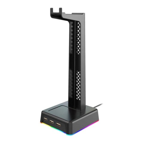 Stojak na słuchawki Vakoss ST-1545 RGB 3x USB HUB Vakoss Stojak na słuchawki Vakoss ST-1545 RGB 3x USB HUB Vakoss
