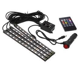 Taśma LED RGB Vakoss LA-D302 do podświetlenia wnętrza auta Vakoss